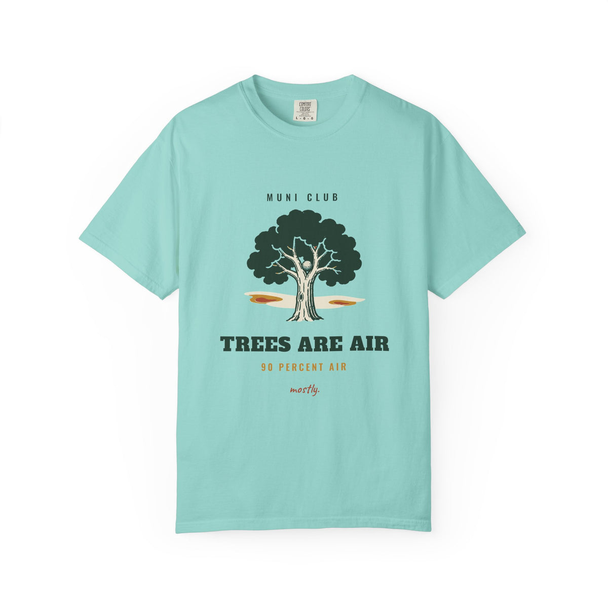 Trees Are Air Tee in Chalky Mint, front view