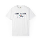 Soft Hands Club Tee in White, front view