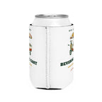 Beverage Cart Can Cooler in White, right side view