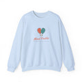 Mixed Doubles Crewneck in Light Blue, front view