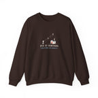 312 Ft Vertical Crewneck in Dark Chocolate, front view