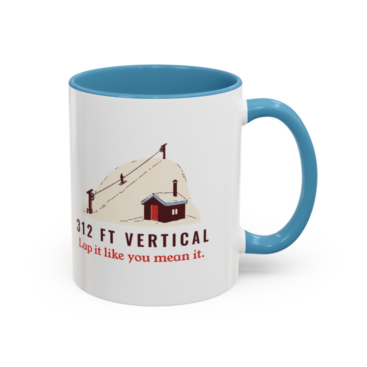 312 Ft Vertical Mug in Light Blue, right side