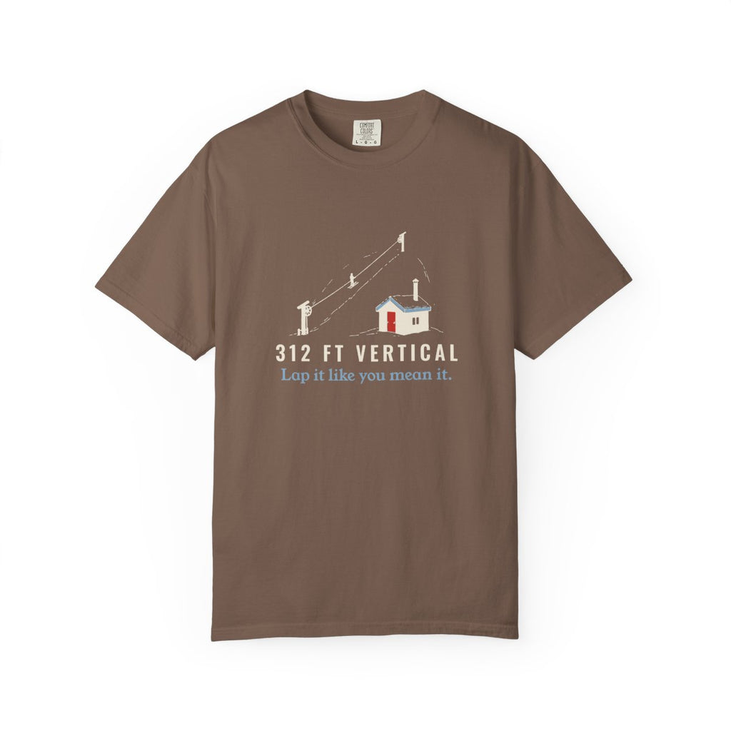 312 Ft Vertical Tee in Espresso, front view