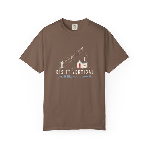 312 Ft Vertical Tee in Espresso, front view