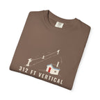 312 Ft Vertical Tee in Espresso, folded