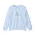 Laurel Crewneck in Light Blue, front view