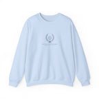 Laurel Crewneck in Light Blue, front view