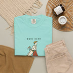 Loop Tee in Chalky Mint, flat lay
