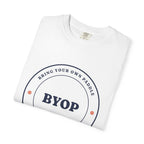 B.Y.O.P. Tee in White, folded