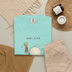 Fore! Tee in Chalky Mint, flat lay