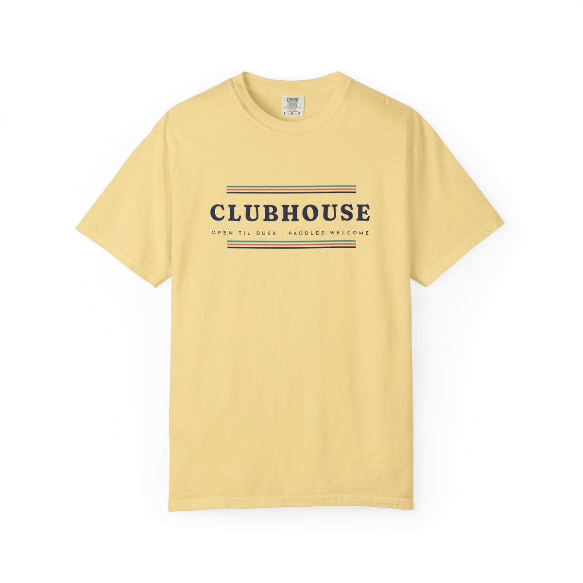 Clubhouse Tee in Butter, front view