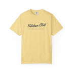 Kitchen Club Script Tee in Butter, front view