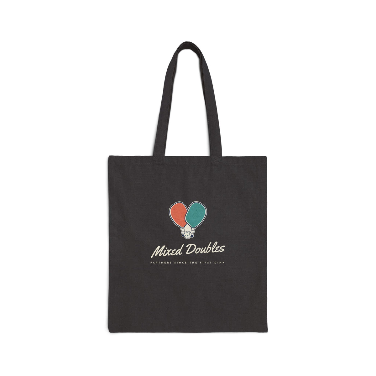 Mixed Doubles Tote in Black, front view