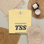 TSS Monogram Tee in Butter, flat lay