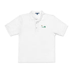 No. 9 Polo in White, front view