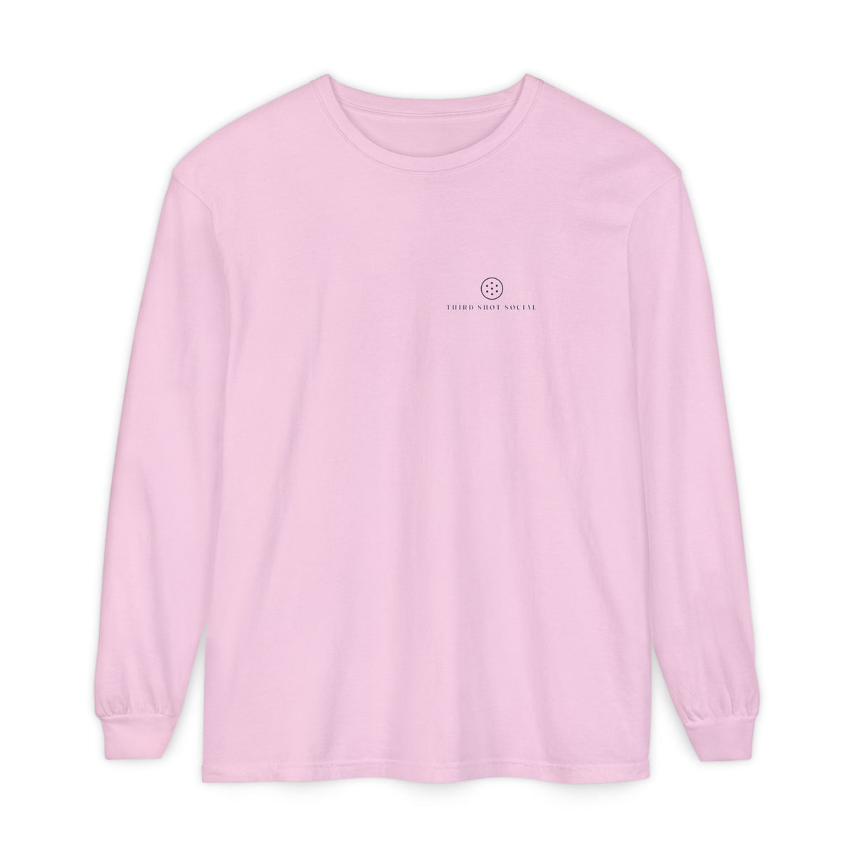 Ball Mark Long Sleeve Tee in Blossom, front view