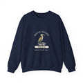 Water Hazard Crewneck in Navy, front view