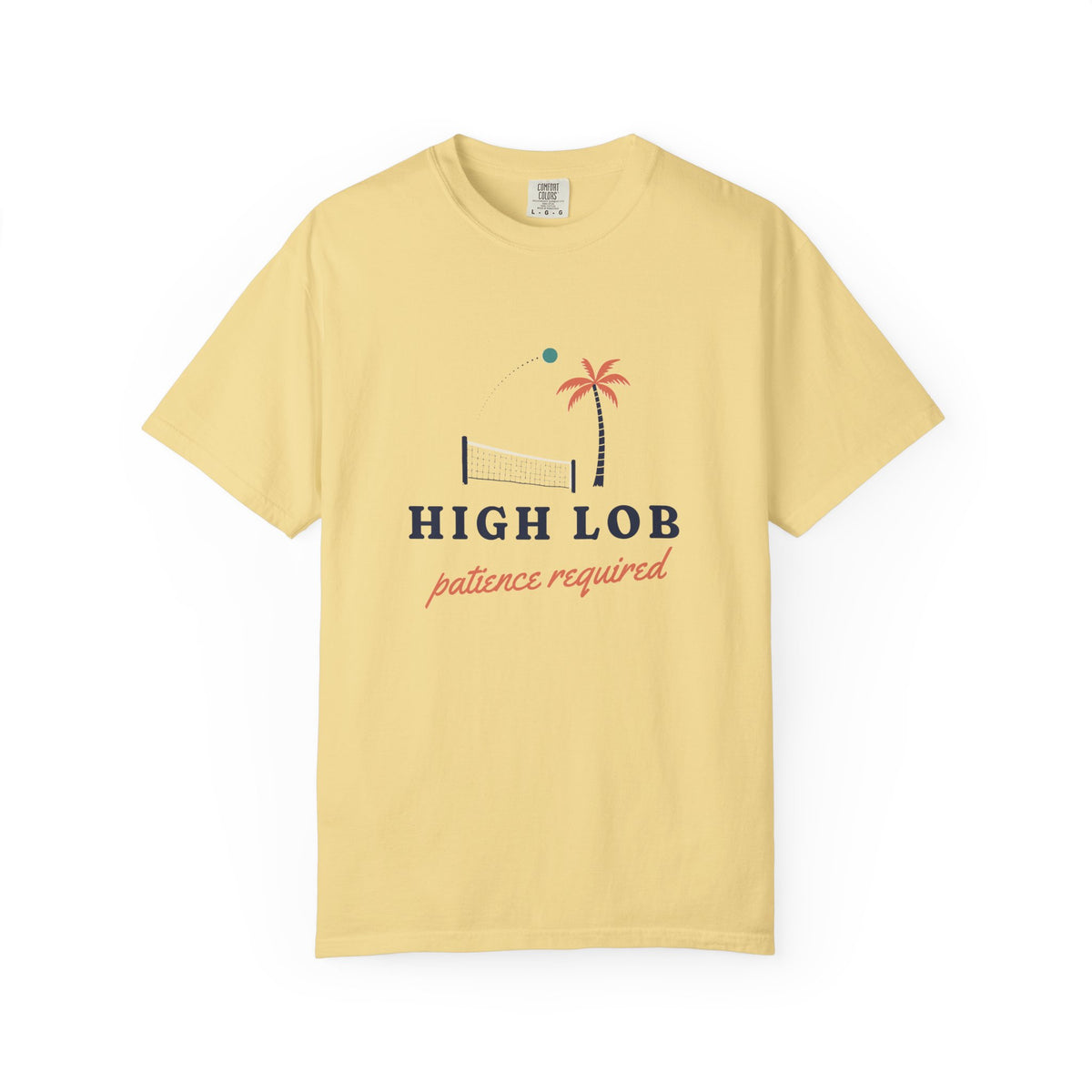 High Lob Tee in Butter, front view