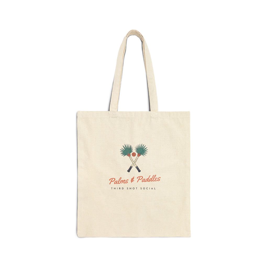 Palms & Paddles Tote in Natural, front view
