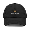 Dawn Patrol Dad Hat in Black, front view
