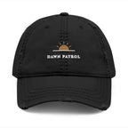 Dawn Patrol Dad Hat in Black, front view