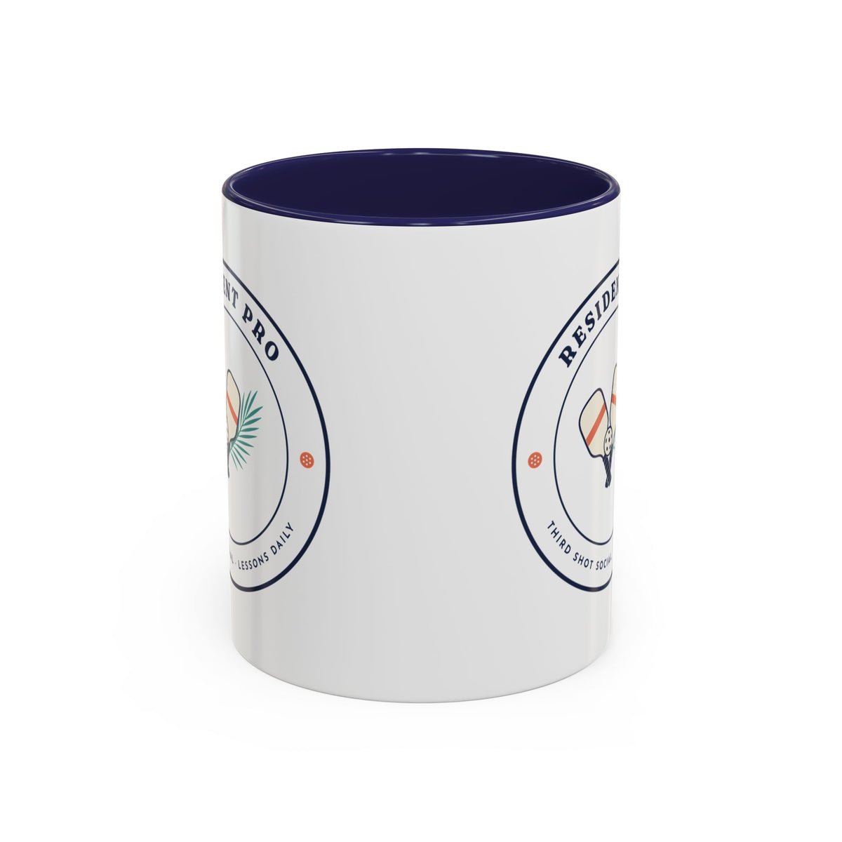 Resident Pro Mug in Navy, corner view
