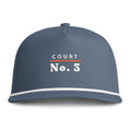 Court No. 3 Rope Cap in Blue Jean, front view