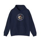 Desert Nine Hoodie in Navy, front view