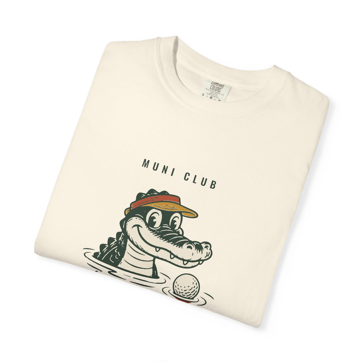 Play It As It Lies Tee in Ivory, folded