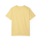 6 AM Doubles Tee in Butter, back view