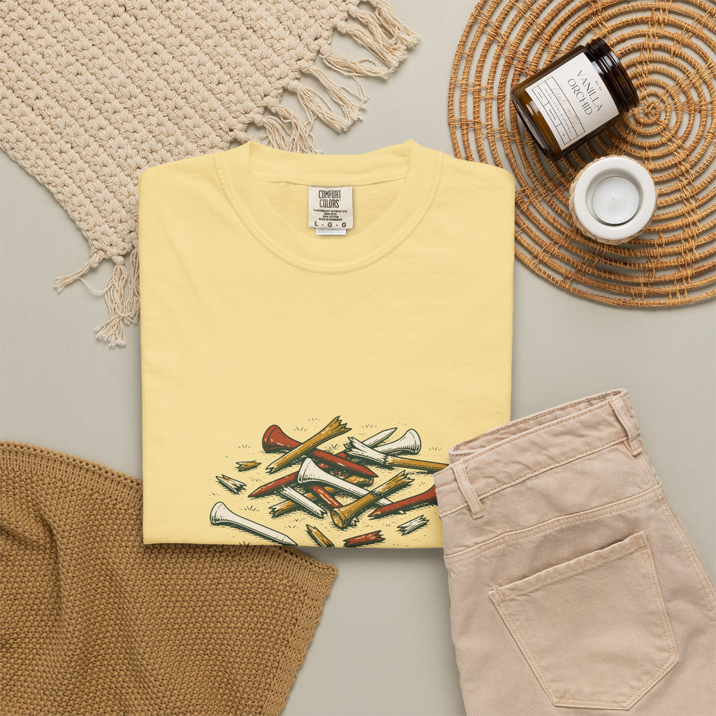 Broken Tee Club Tee in Butter, flat lay