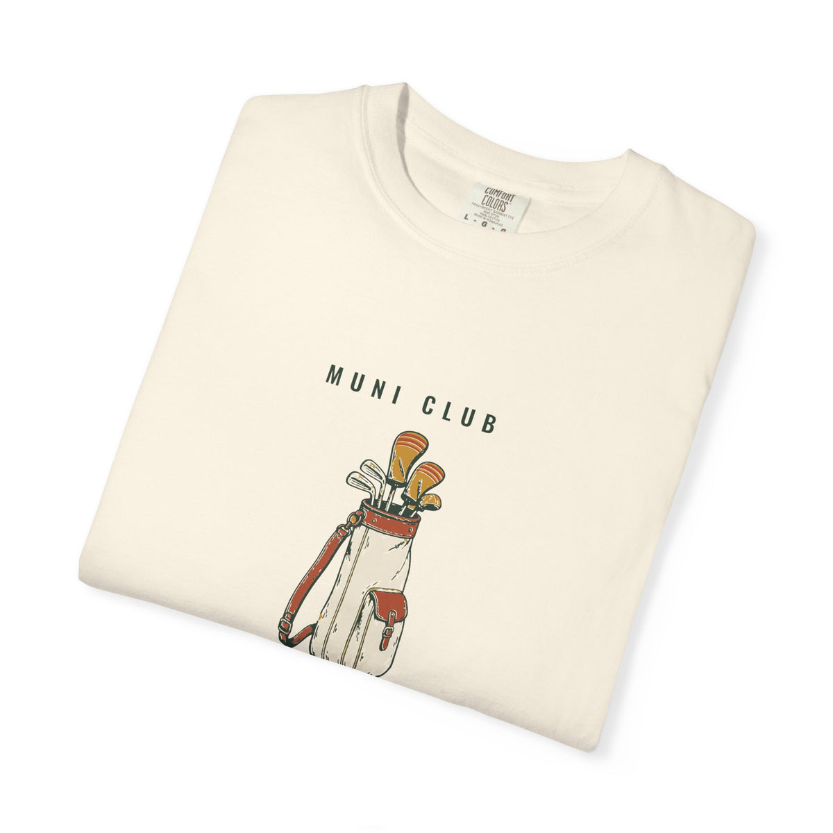 Carry Bag Tee in Ivory, folded