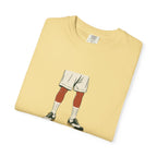 Sock Tan Season Tee in Butter, folded
