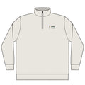 Open to All Quarter-Zip in Bone, front view