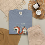 Rub of the Green Tee in Blue Jean, flat lay