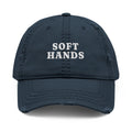 Soft Hands Dad Hat in Dark Navy, front view