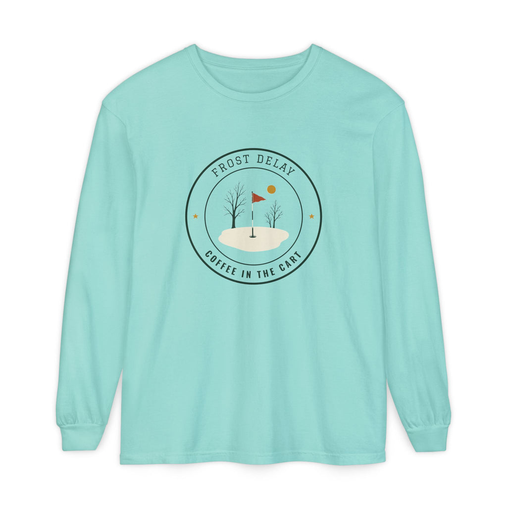 Frost Delay Long Sleeve Tee in Chalky Mint, front view