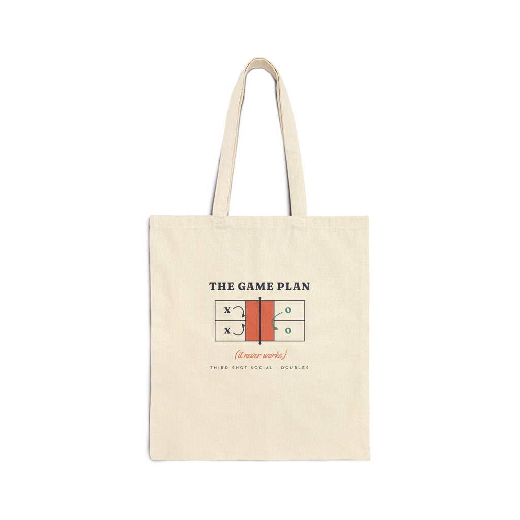 The Game Plan Tote in Natural, front view