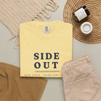 Side Out Tee in Butter, flat lay