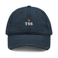 TSS Ball Dad Hat in Dark Navy, front view