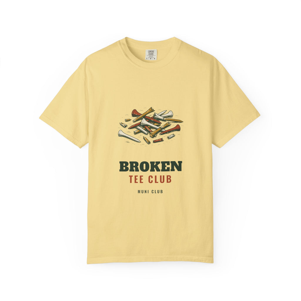 Broken Tee Club Tee in Butter, front view