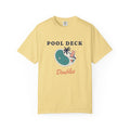 Pool Deck Doubles Tee in Butter, front view