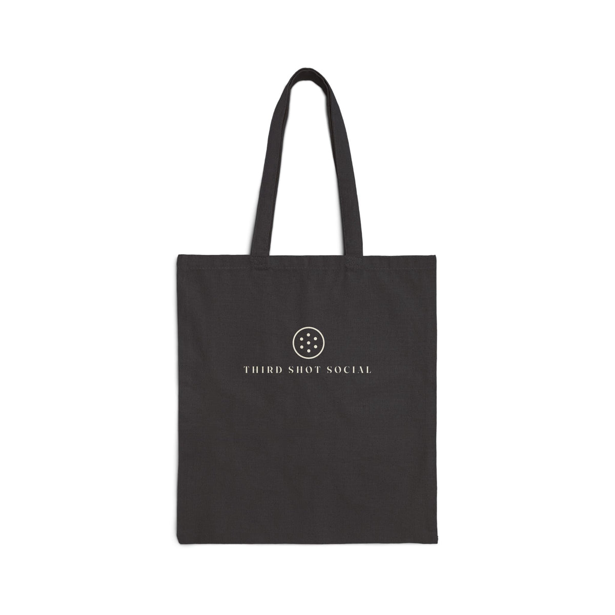 Ball Mark Tote in Black, front view