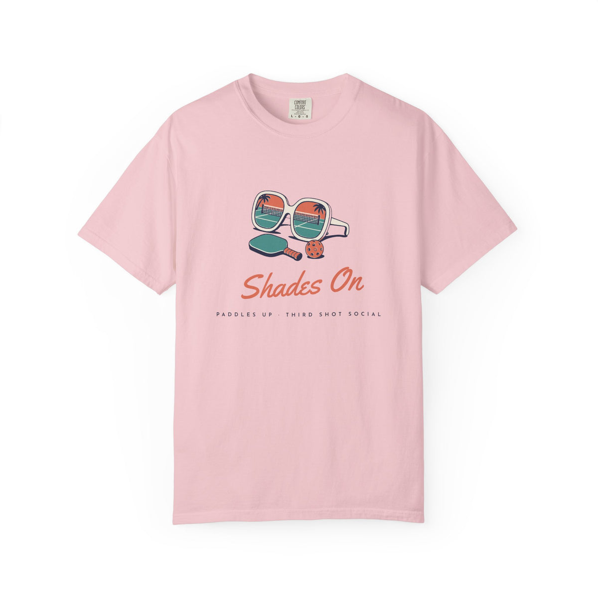 Shades On Tee in Blossom, front view