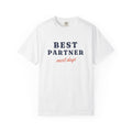 Best Partner Tee in White, front view