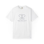 Paddle Crest Tee in White, front view