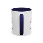 Kitchen Closed Mug in Navy, handle view