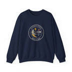Summer Nines Crewneck in Navy, front view