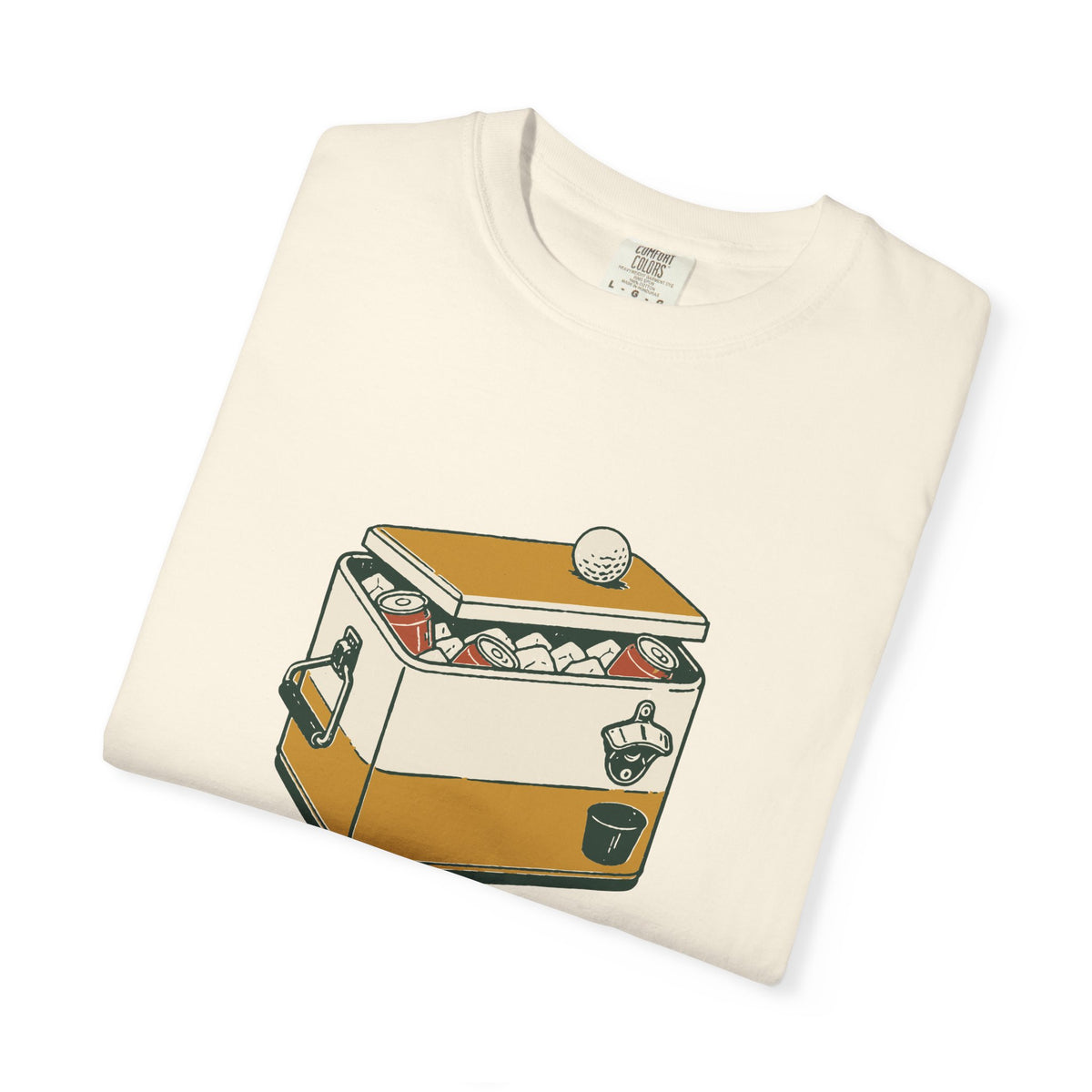 Ice Cold Tee in Ivory, folded