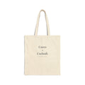 Courts & Cocktails Italic Tote in Natural, front view